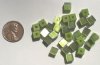 30 6mm Olive Fiber Optic Cubes